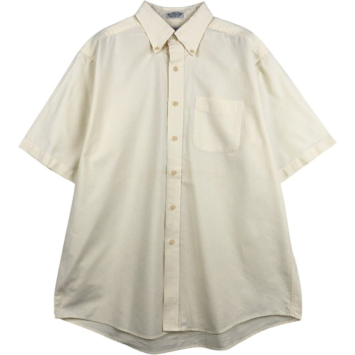 L.L.Bean/エルエルビーン 半袖 ボタンダウン ストライプシャツ