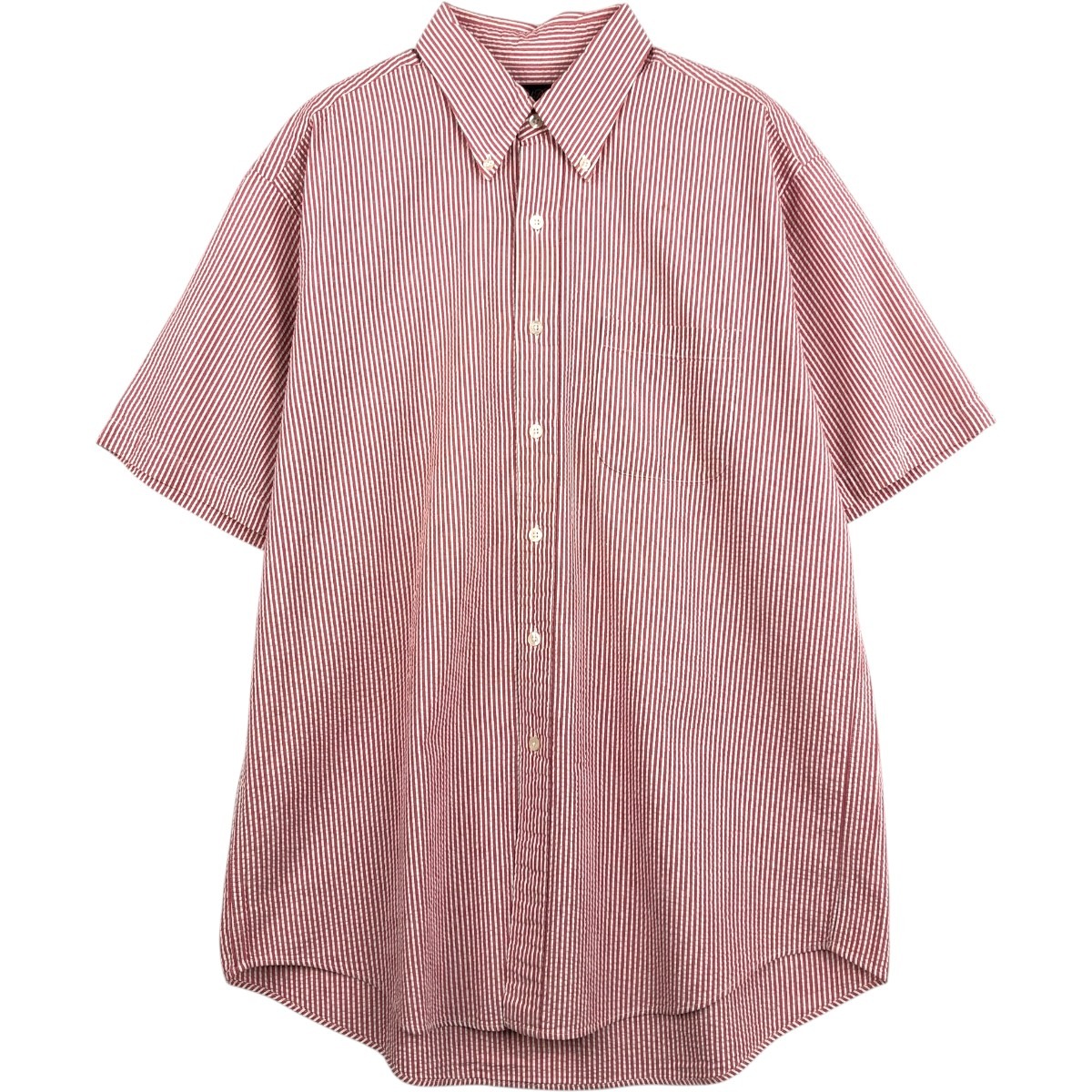 Brooks Brothers/ブルックスブラザーズ 半袖 ボタンダウン ストライプシャツ