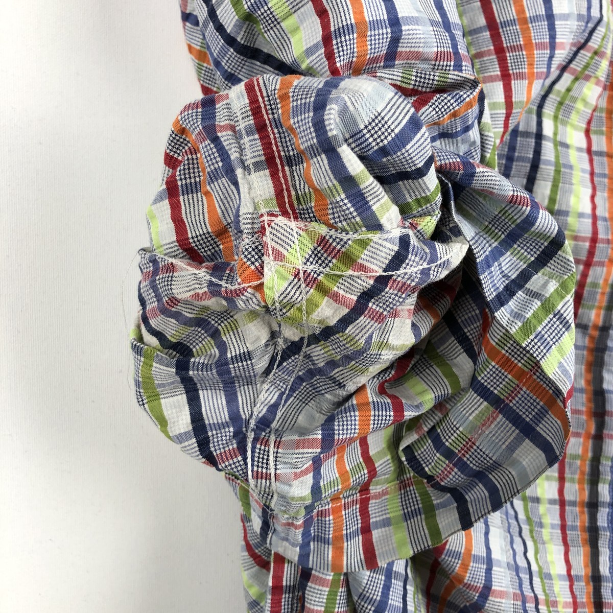 Brooks Brothers/ブルックスブラザーズ 346 半袖 ボタンダウン チェックシャツ