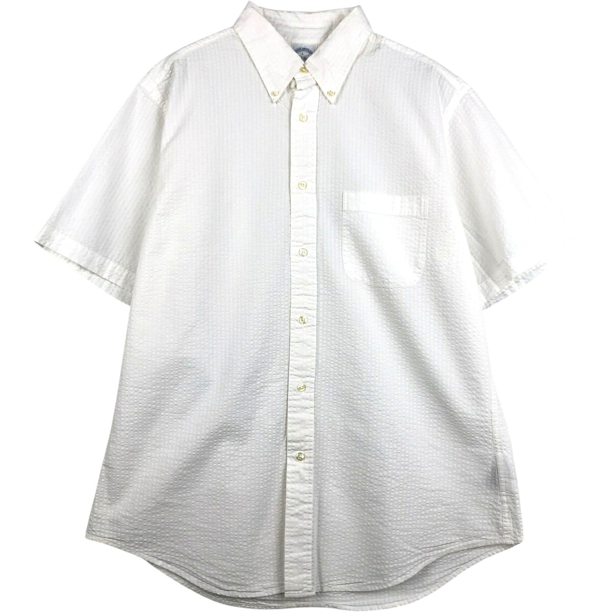 Brooks Brothers/ブルックスブラザーズ 1818 REGENT 半袖 ボタンダウン ストライプシャツ