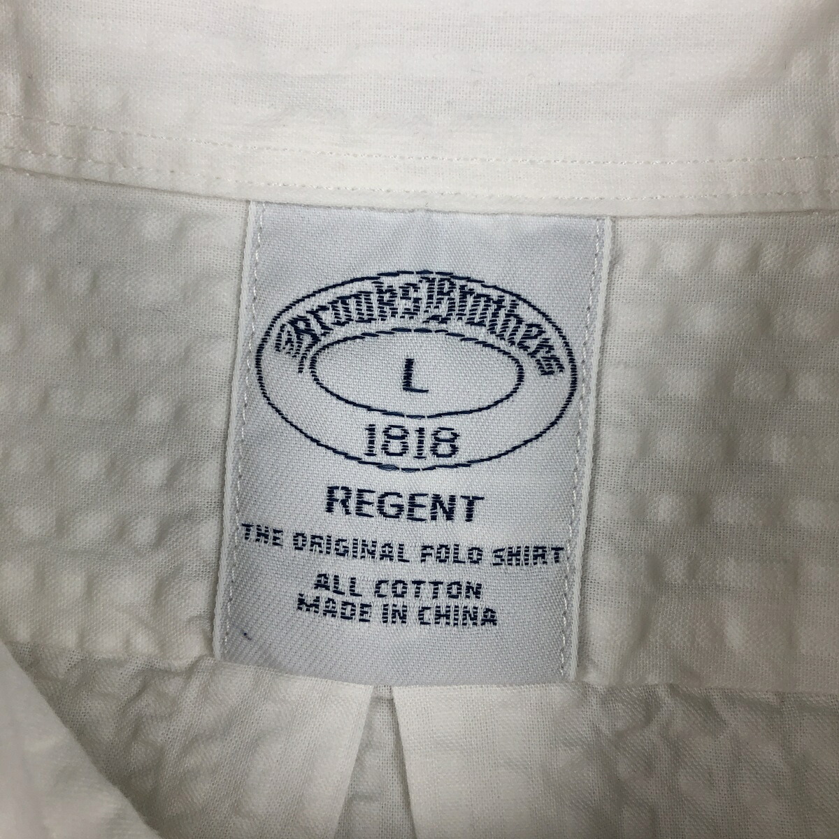 Brooks Brothers/ブルックスブラザーズ 1818 REGENT 半袖 ボタンダウン ストライプシャツ
