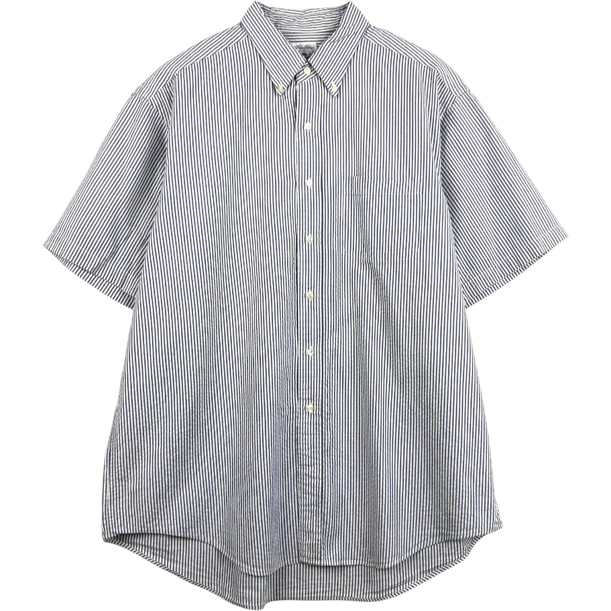 Brooks Brothers/ブルックスブラザーズ Est.1818 SPORT SHIRT 半袖 ボタンダウン ストライプシャツ