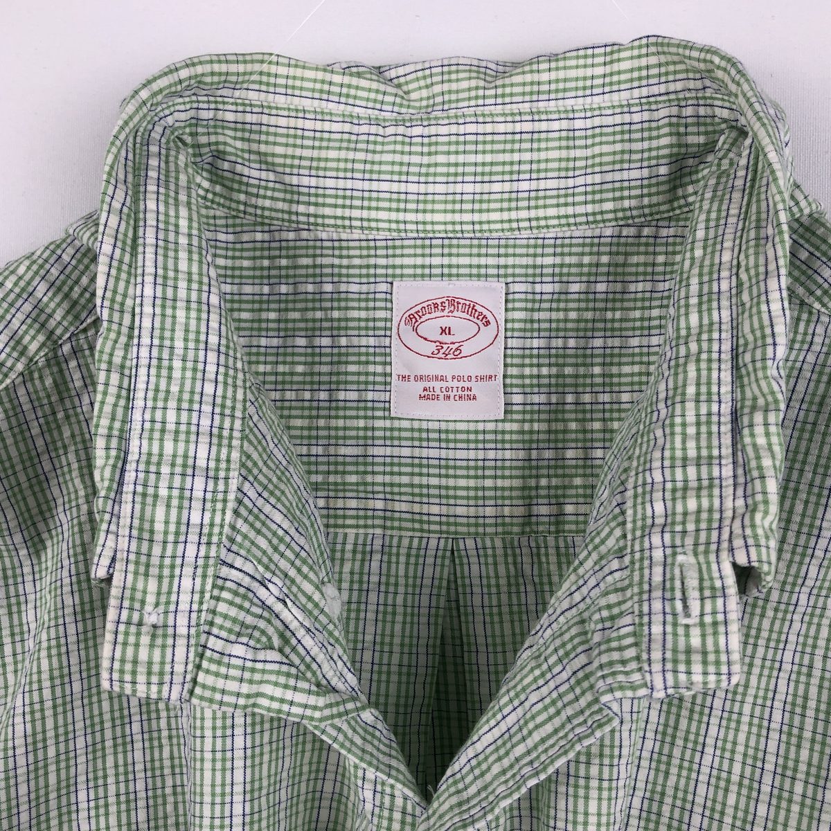 Brooks Brothers/ブルックスブラザーズ 346 半袖 ボタンダウン ストライプシャツ