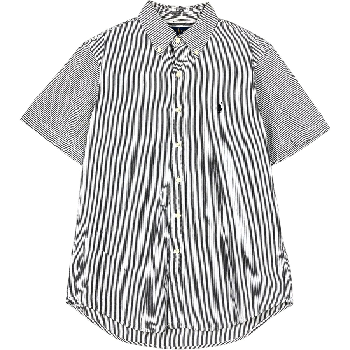 Ralph Lauren/ラルフローレン CLASSIC FIT 半袖 ボタンダウン ストライプシャツ