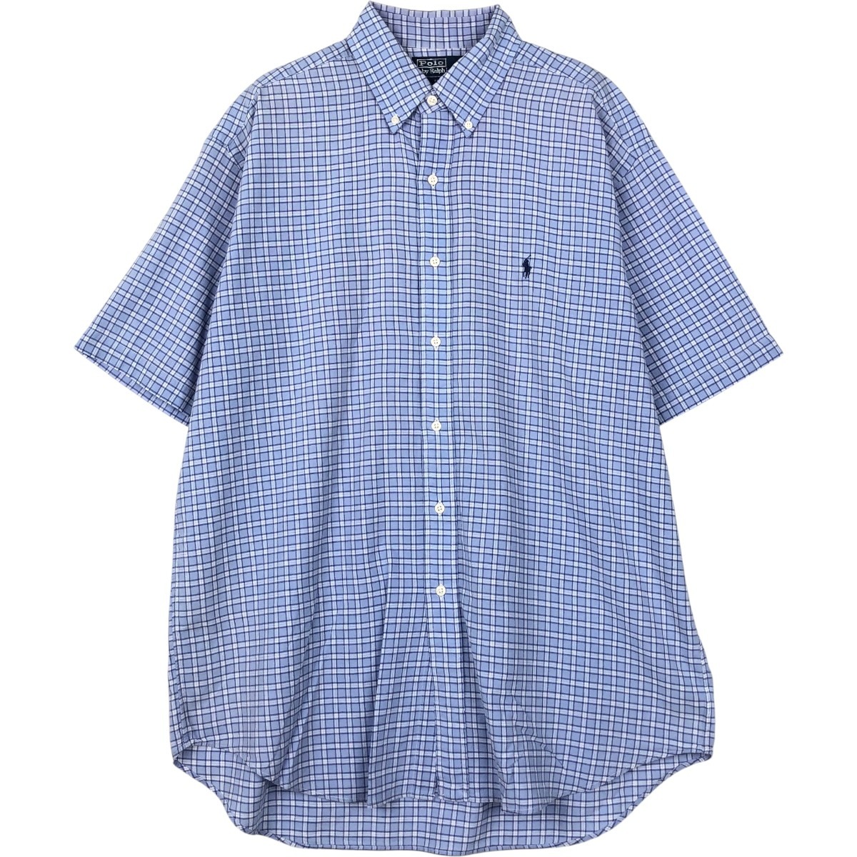 Ralph Lauren/ラルフローレン POLO by Ralph Lauren BLAKE 半袖 ボタンダウン チェックシャツ