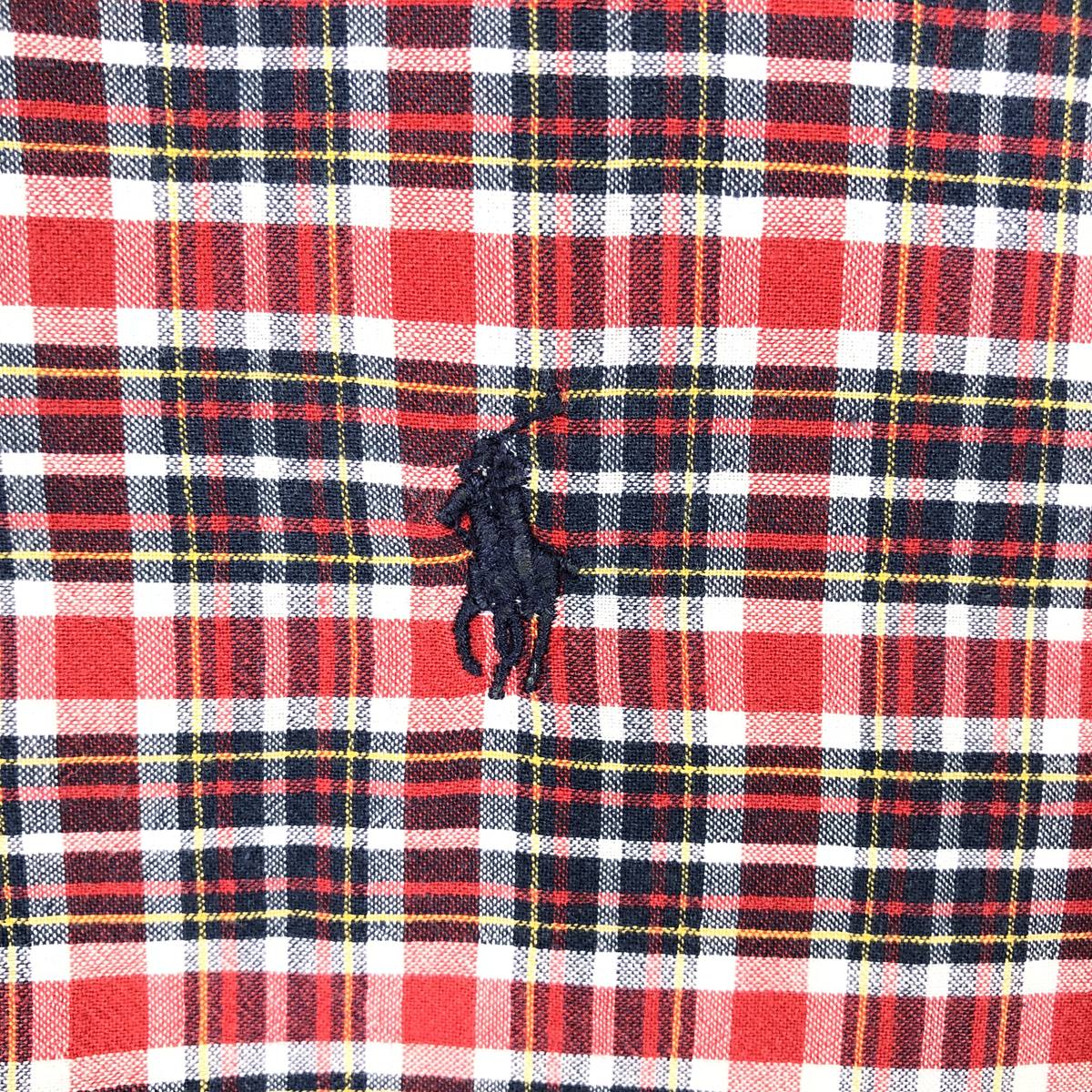Ralph Lauren/ラルフローレン BLAIRE 半袖 ボタンダウン チェックシャツ