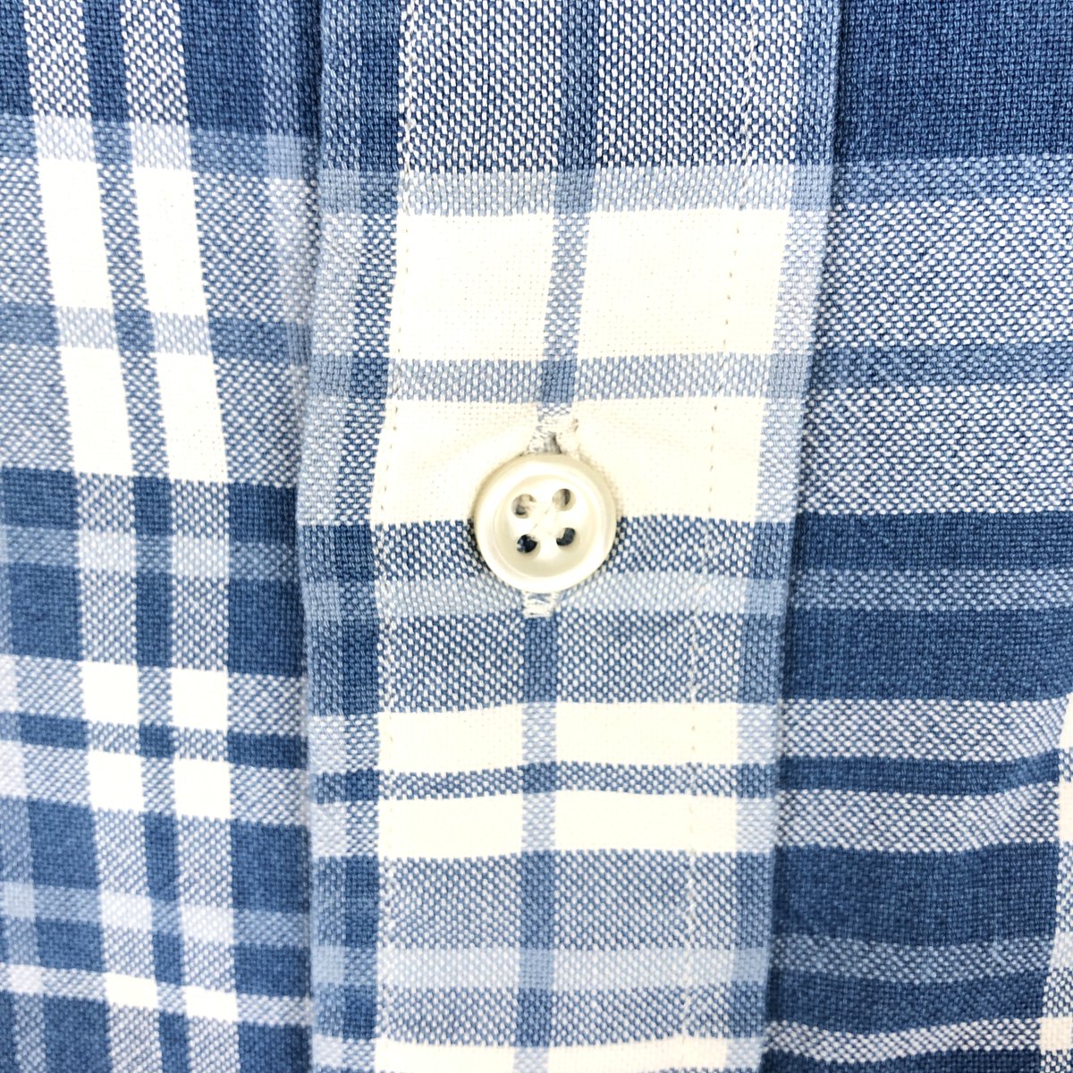 Ralph Lauren/ラルフローレン INDIGO OXFORD 半袖 ボタンダウン チェックシャツ