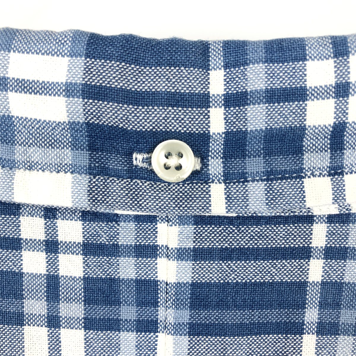 Ralph Lauren/ラルフローレン INDIGO OXFORD 半袖 ボタンダウン チェックシャツ