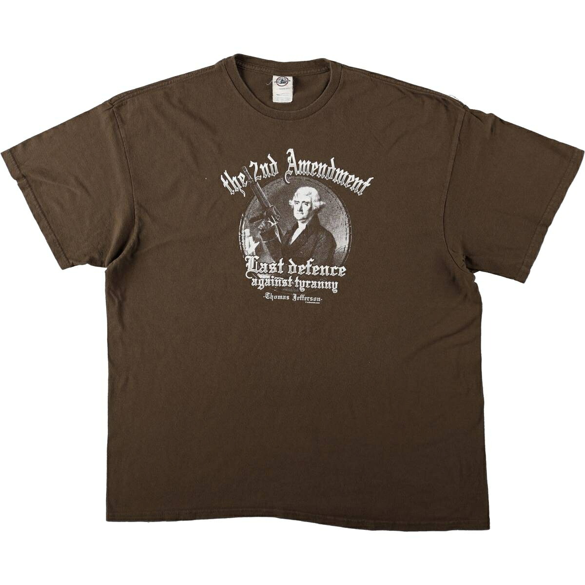 DELTA/デルタ THOMAS JEFFERSON トーマスジェファーソン 偉人Tシャツ