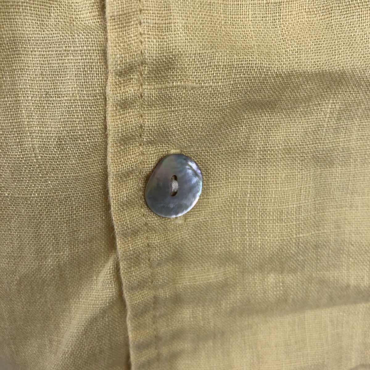 CHICO'S DESIGN 半袖 オープンカラー リネンシャツ