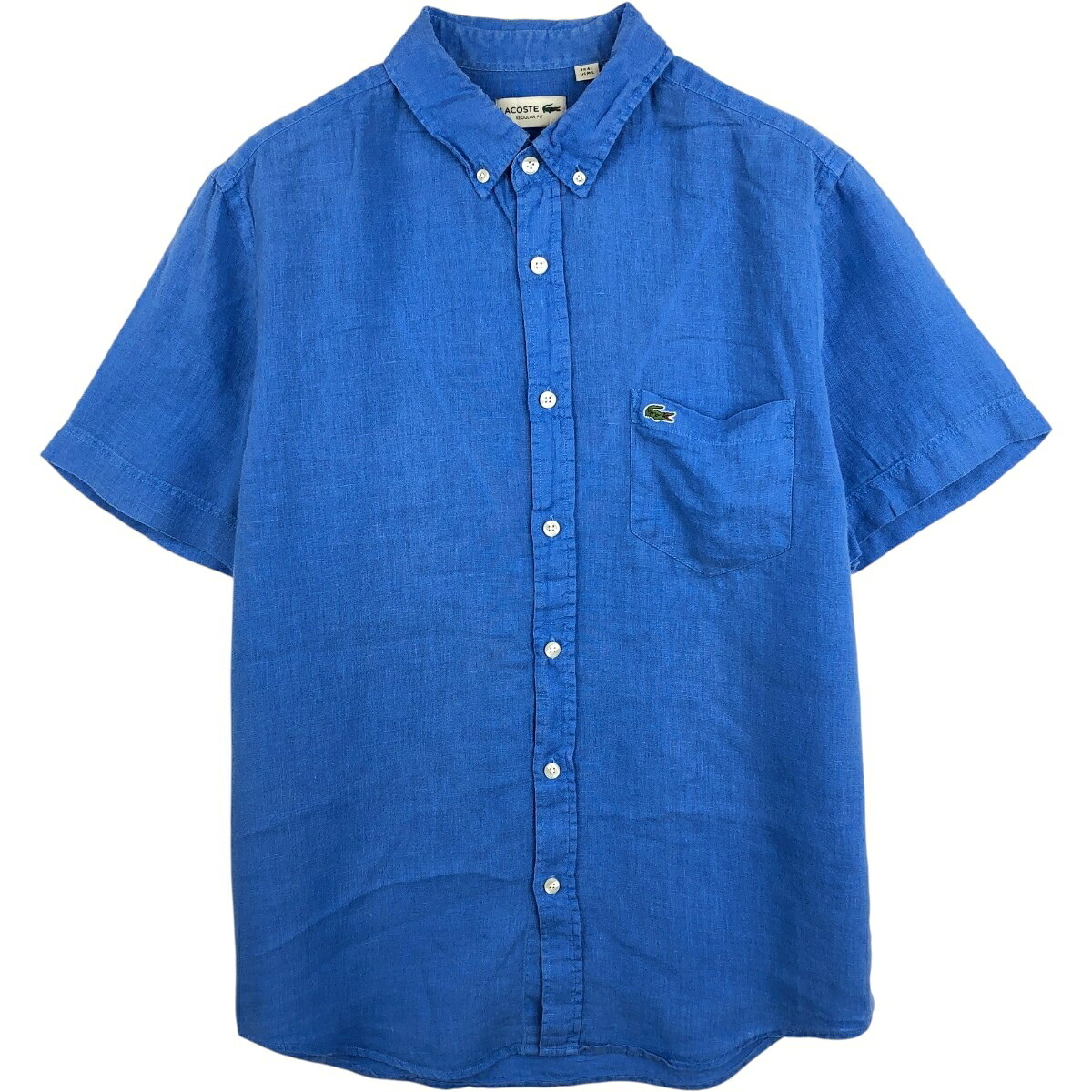 LACOSTE/ラコステ REGULAR FIT 半袖 ボタンダウンシャツ