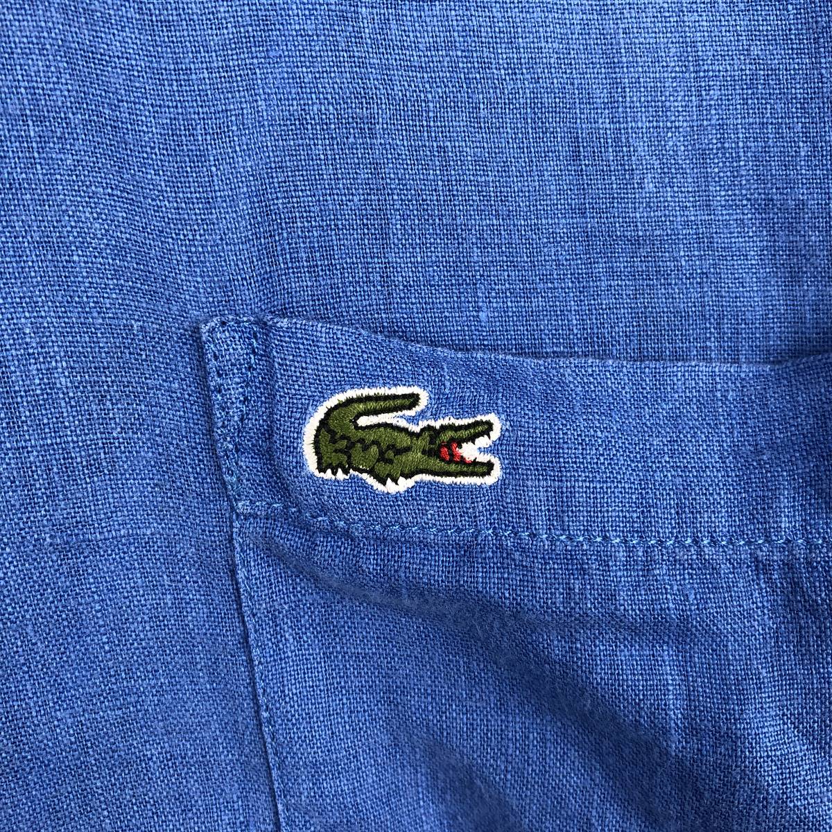 LACOSTE/ラコステ REGULAR FIT 半袖 ボタンダウンシャツ