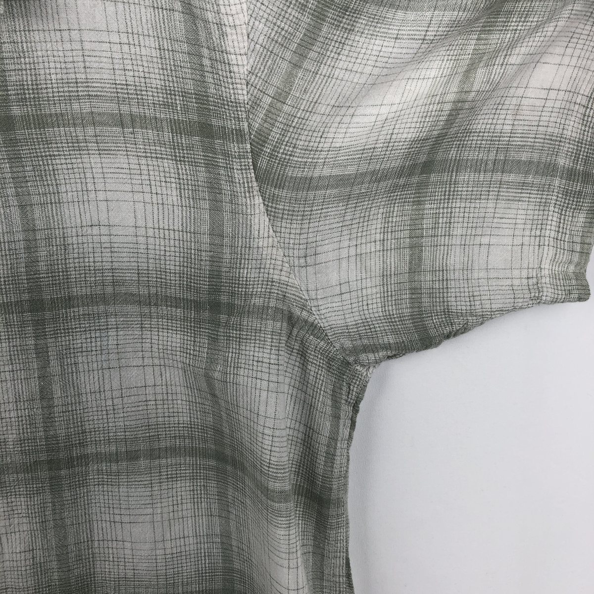 HAGGAR/ハガー WASHABLE LINEN 半袖 オープンカラー リネンシャツ