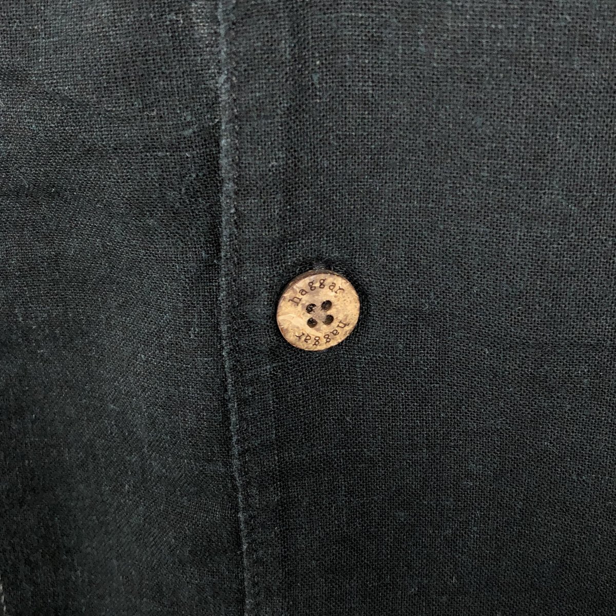 HAGGAR/ハガー WASHABLE LINEN 半袖 オープンカラー リネンシャツ