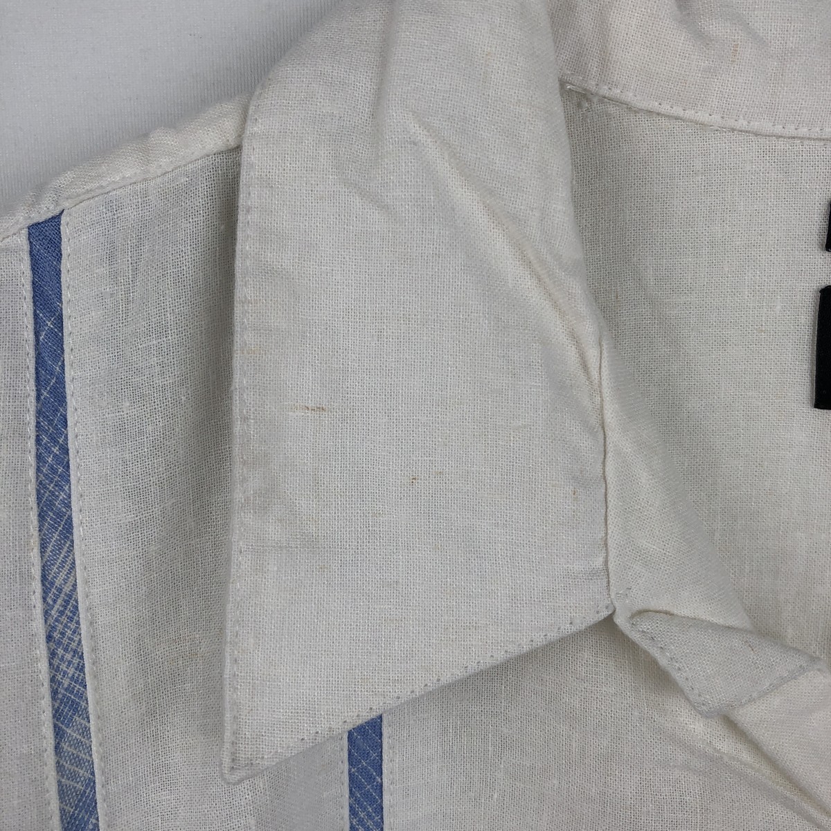 HAGGAR/ハガー WASHABLE LINEN 半袖 オープンカラー リネンシャツ