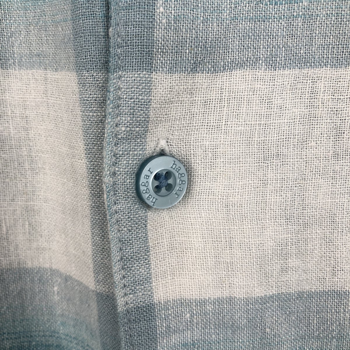 haggar/ハガー 半袖 オープンカラー リネンシャツ