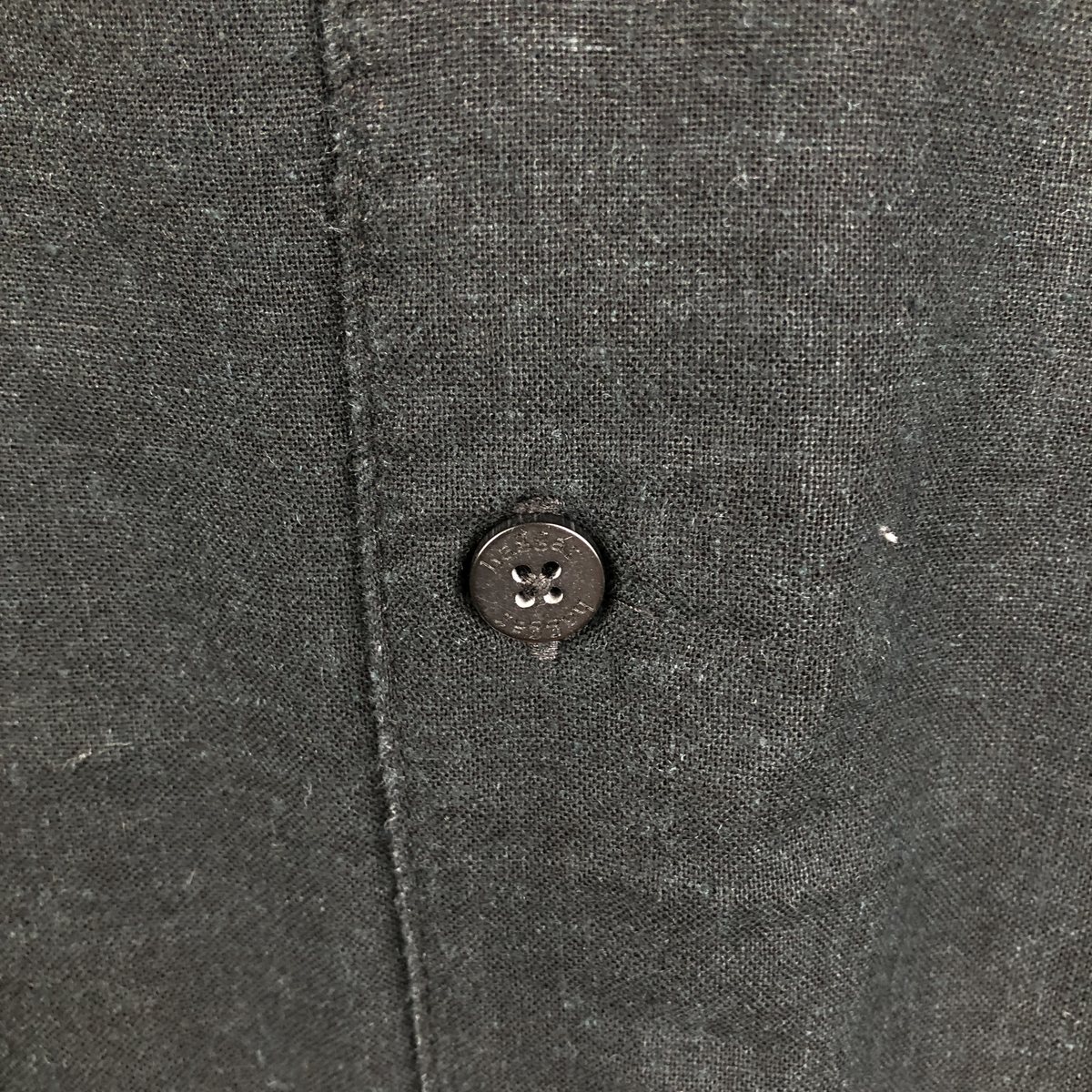 HAGGAR/ハガー WASHABLE LINEN 半袖 オープンカラー リネンシャツ