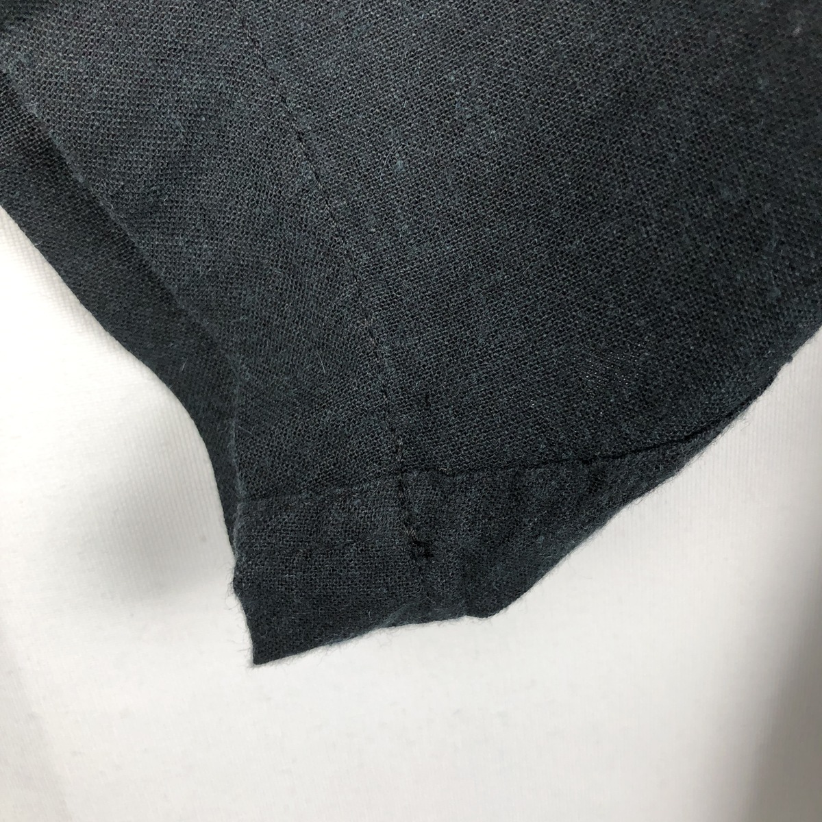 HAGGAR/ハガー WASHABLE LINEN 半袖 オープンカラー リネンシャツ