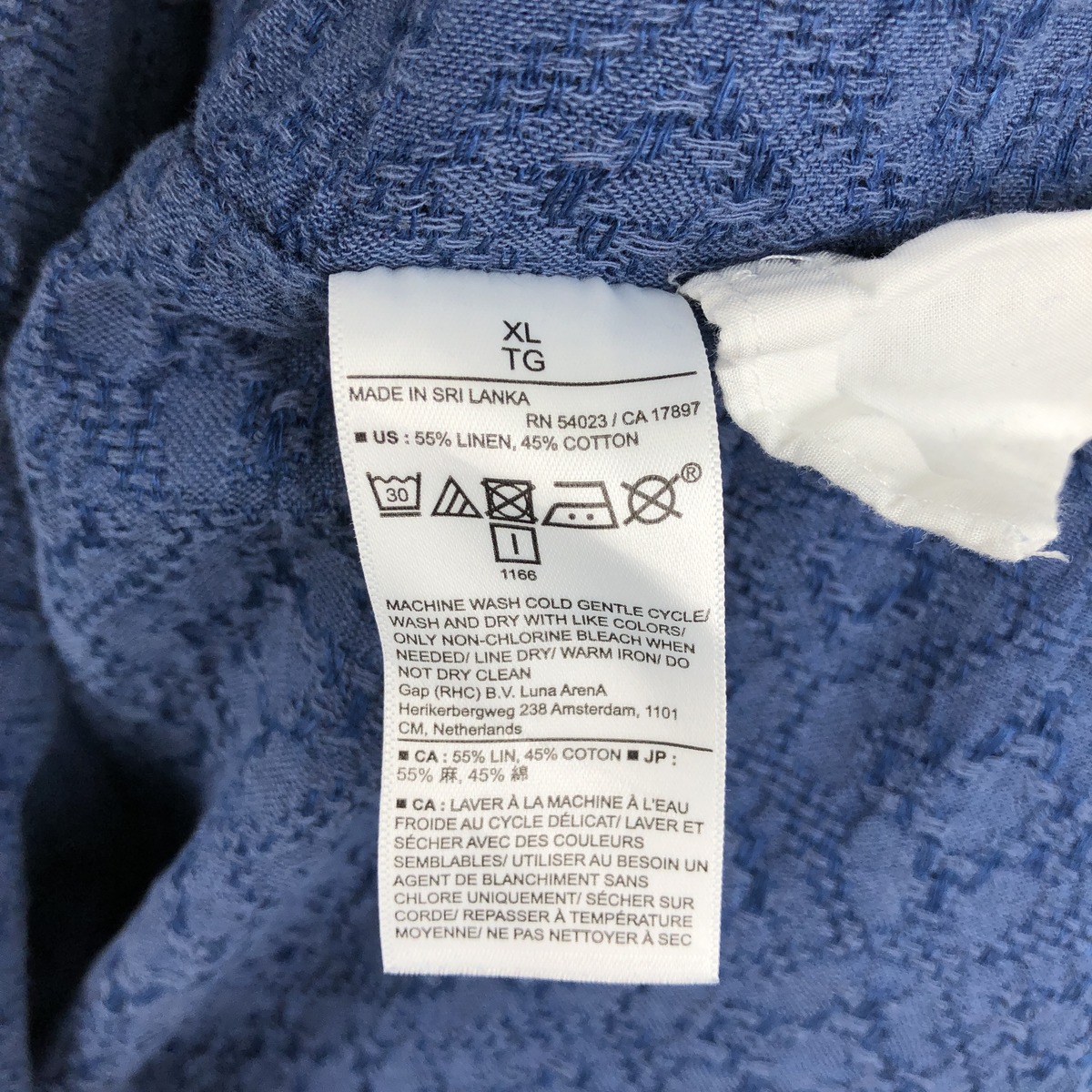 BANANA REPUBLIC/バナナリパブリック STANDARD FIT 半袖 オープンカラー リネンシャツ