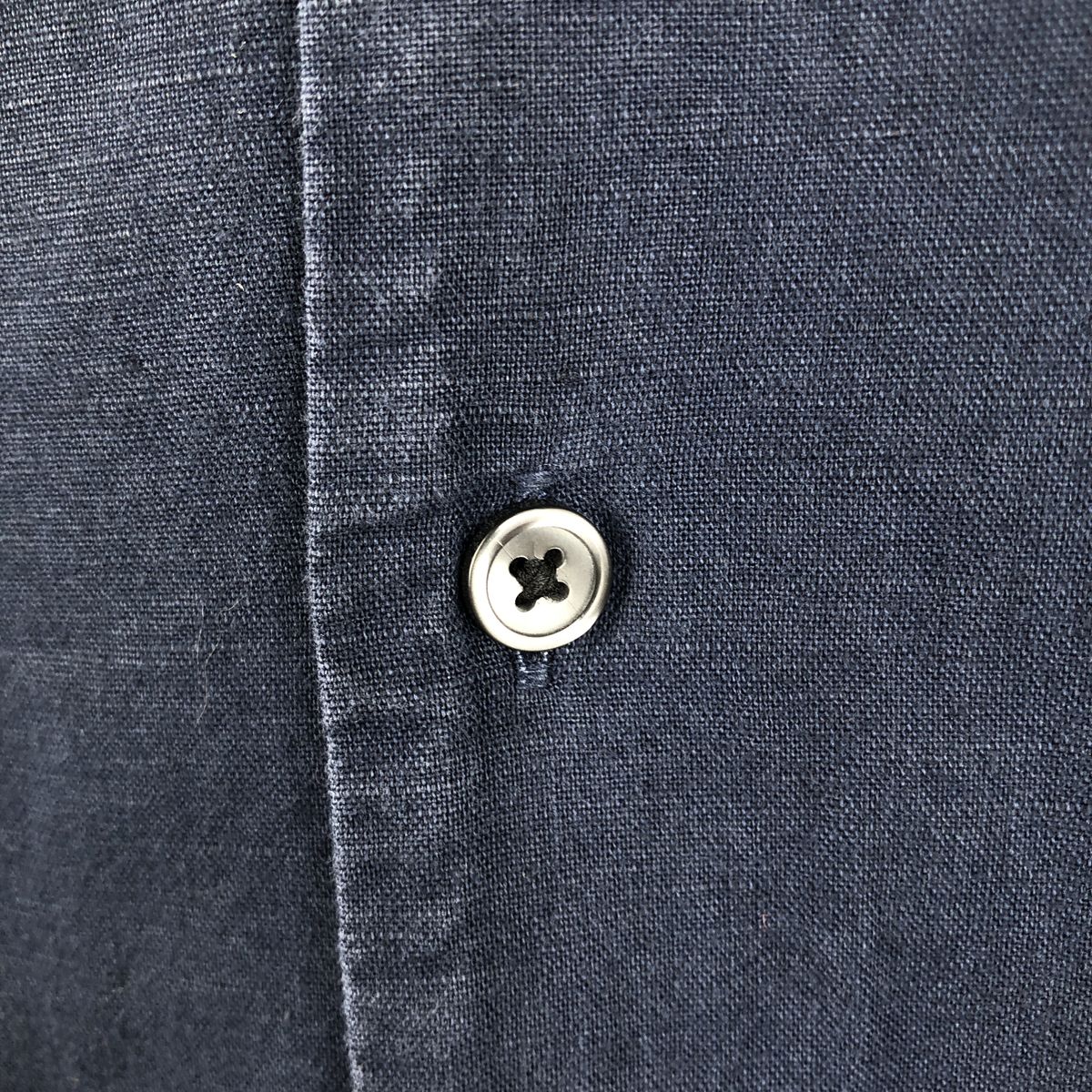 Abercrombie&Fitch/アバクロンビーアンドフィッチ LINEN BLEND 半袖 オープンカラー リネンシャツ