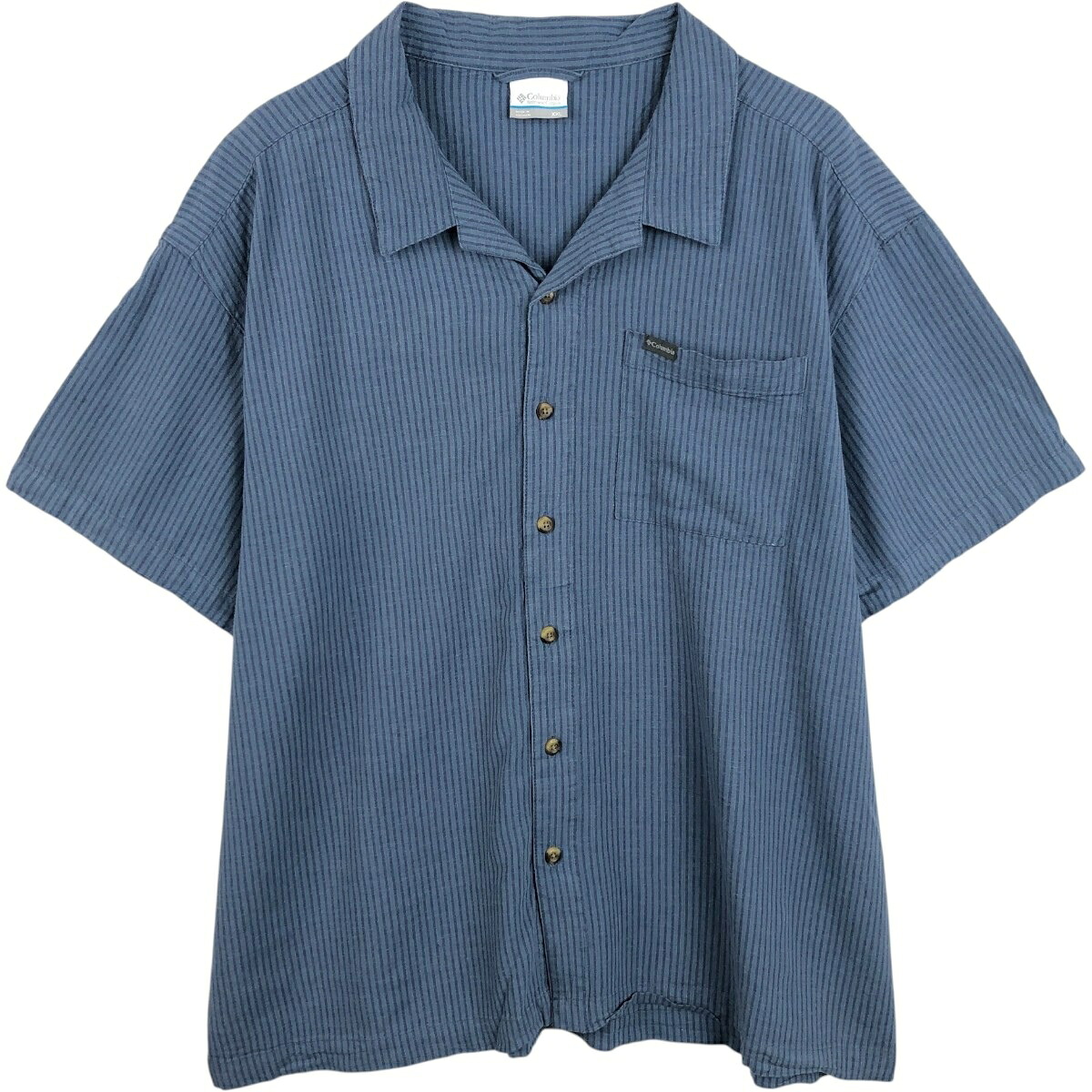Columbia/コロンビア 半袖 オープンカラー リネンシャツ