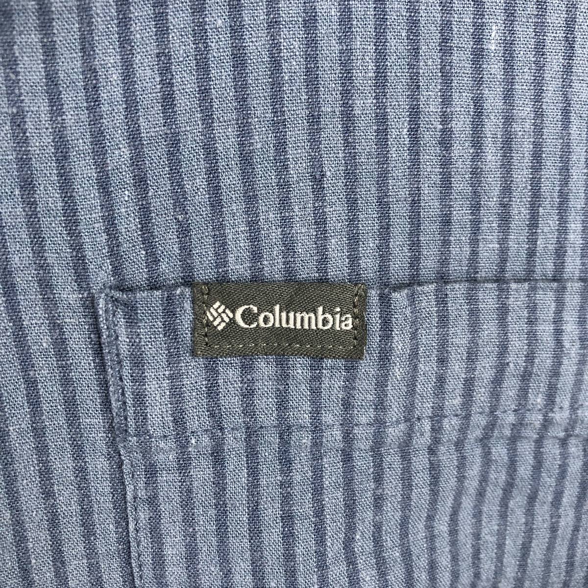 Columbia/コロンビア 半袖 オープンカラー リネンシャツ