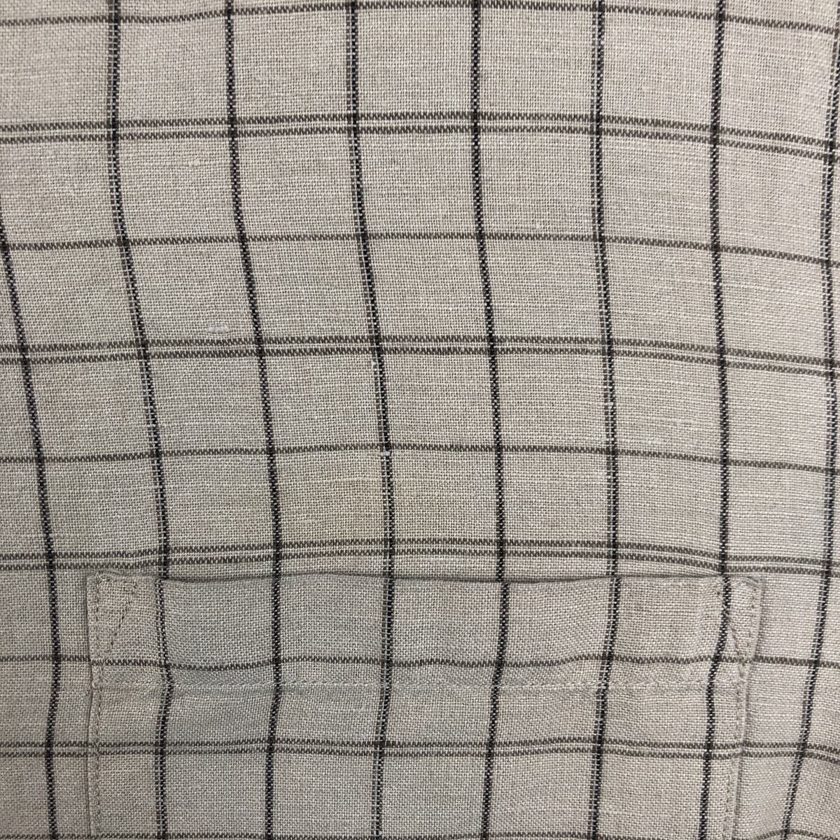 DOCKERS/ドッカーズ 半袖 オープンカラー リネンシャツ