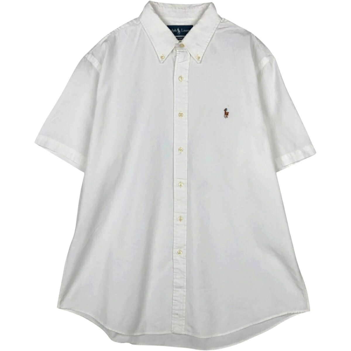 Ralph Lauren/ラルフローレン CUSTOM FIT 半袖 ボタンダウンシャツ