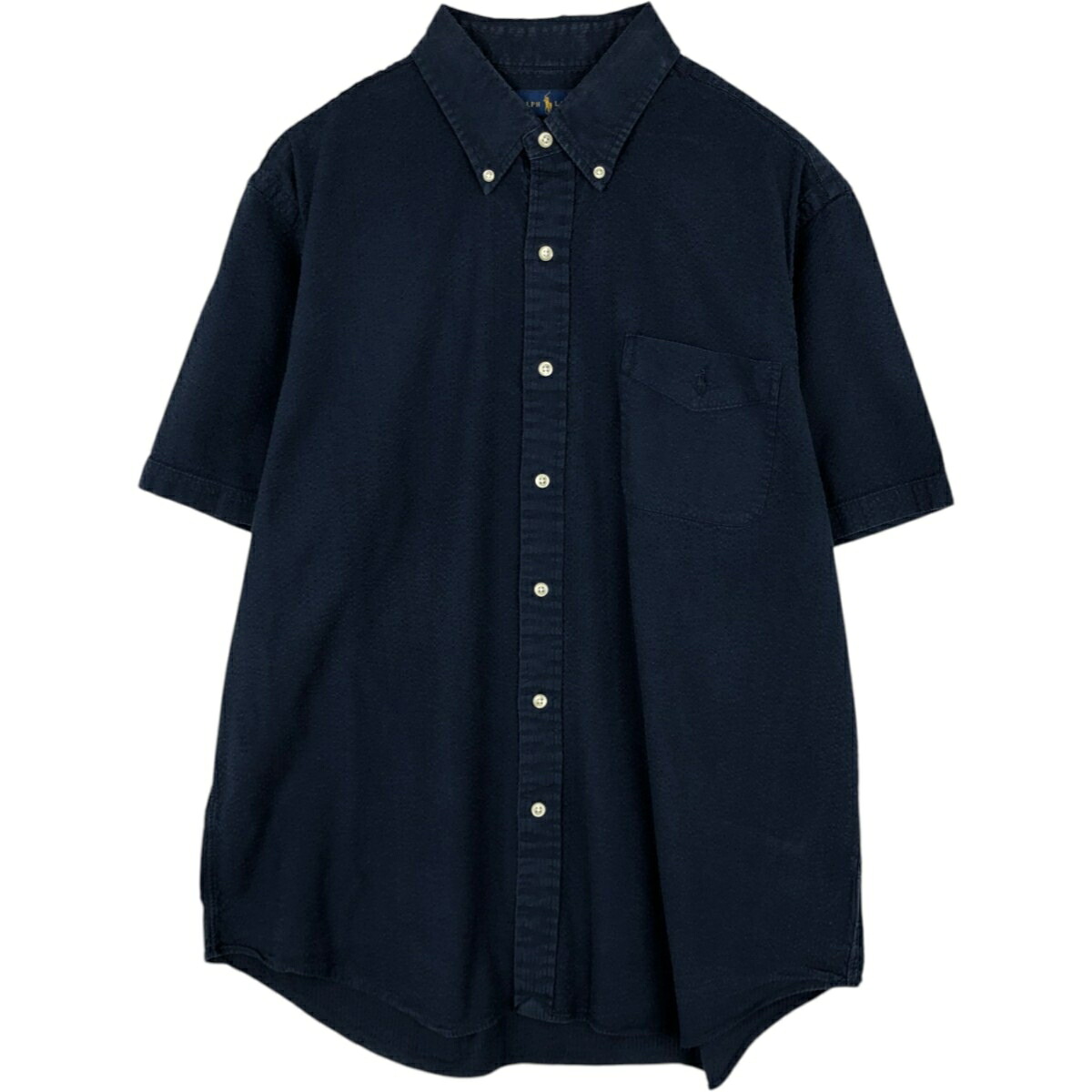 Ralph Lauren/ラルフローレン RALPH LAUREN SEERSUCKER 半袖 ボタンダウンシャツ