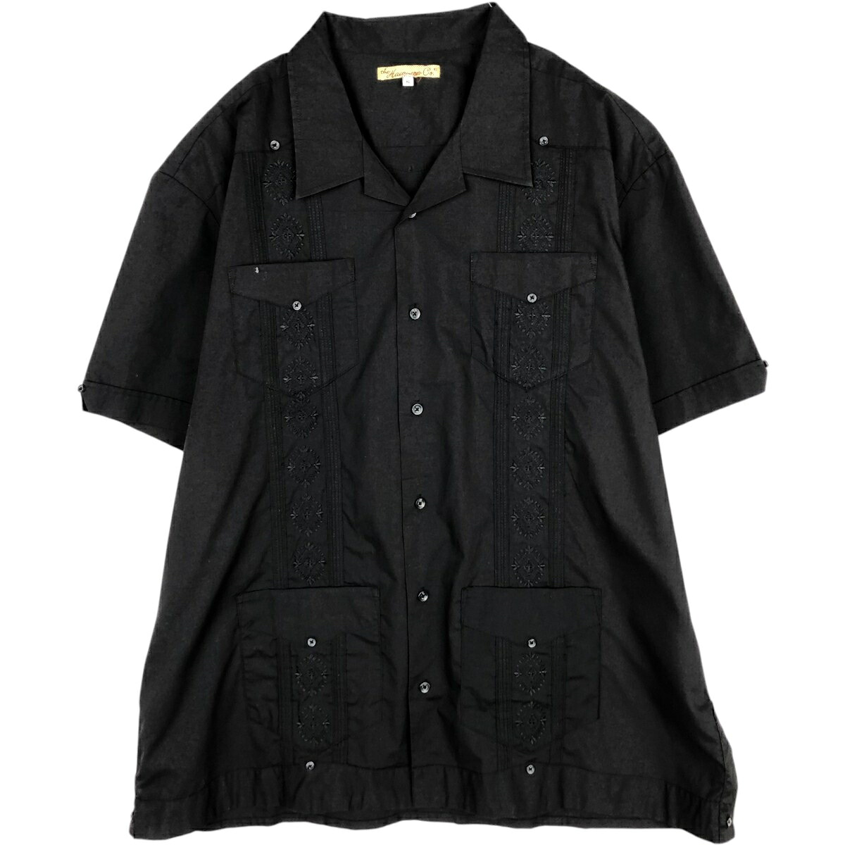 the Havanera Co. 半袖 オープンカラー メキシカンシャツ キューバシャツ