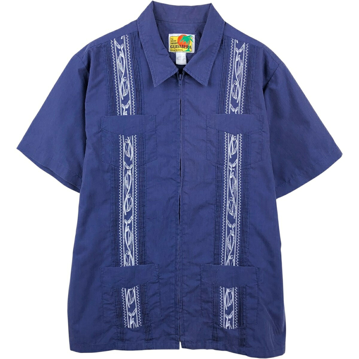 GUAYABERA/グアヤベラ 半袖 メキシカンシャツ キューバシャツ