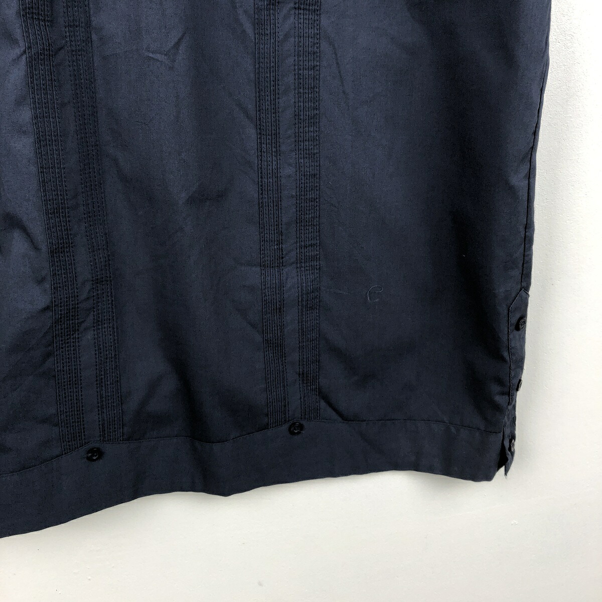 Cuvabera/キューバベラ 半袖 オープンカラー メキシカンシャツ キューバシャツ