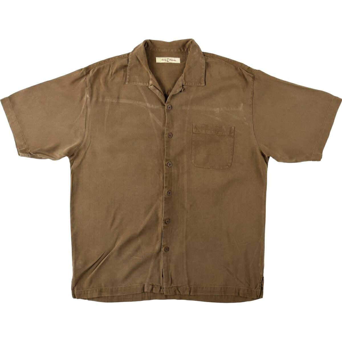 TOMMY BAHAMA/トミーバハマ 半袖 オープンカラー シルクシャツ