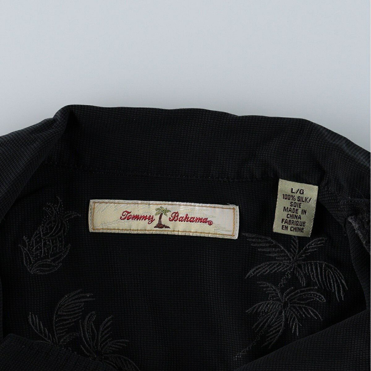 TOMMY BAHAMA/トミーバハマ 半袖 オープンカラー シルクシャツ