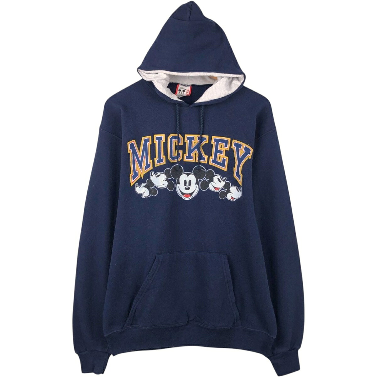 DISNEY DESIGNS MICKEY MOUSE ミッキーマウス キャラクター スウェットプルオーバーパーカー