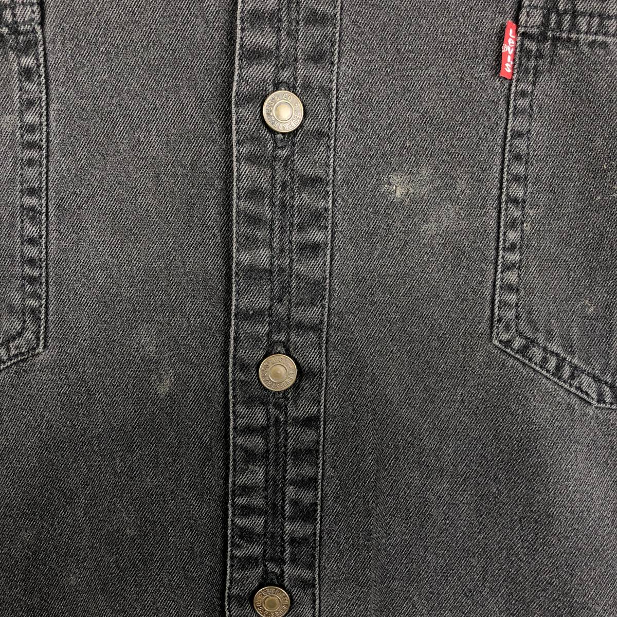 Levi's/リーバイス RED TAB 長袖 ブラックデニムシャツ