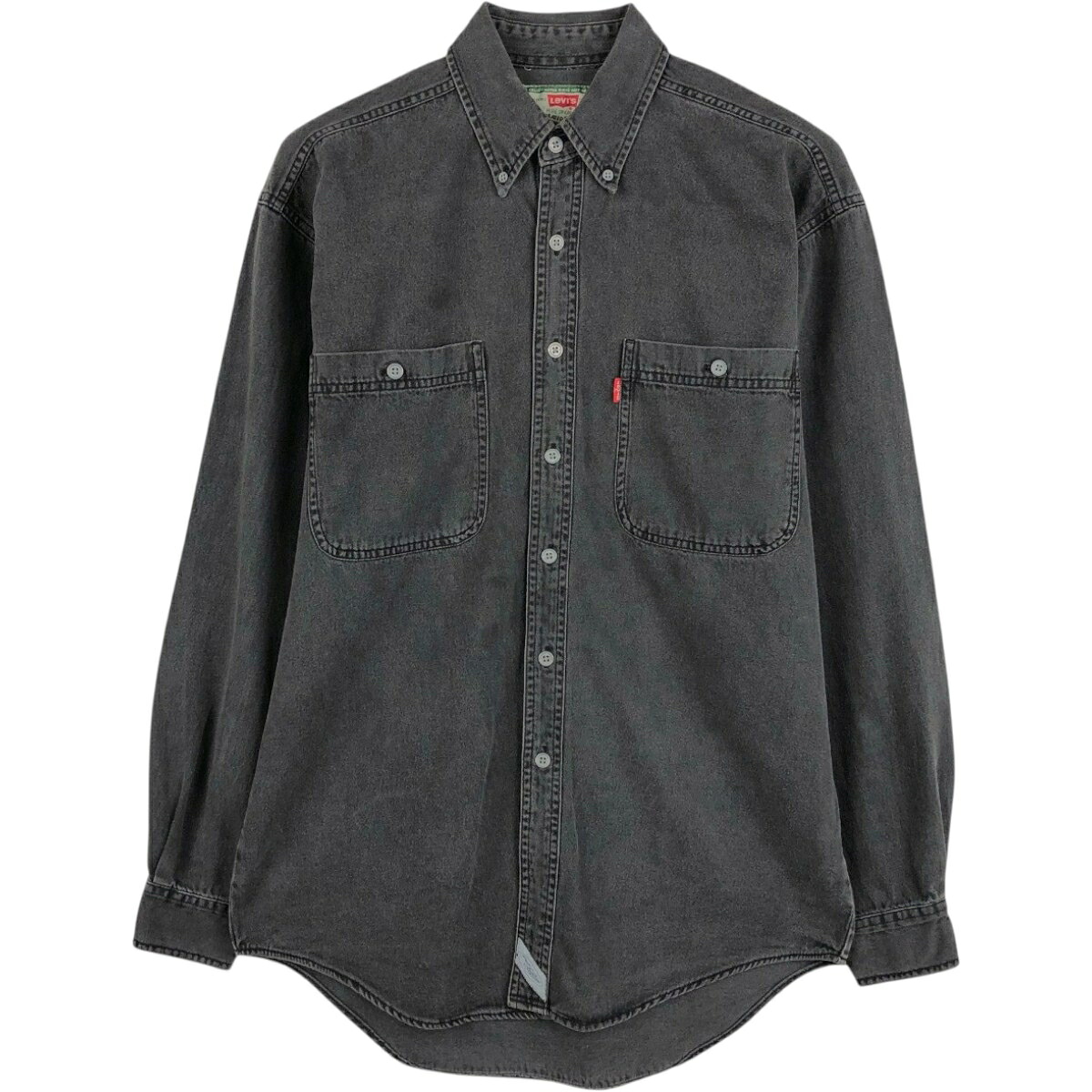 Levi's/リーバイス 長袖 ブラックデニムシャツ