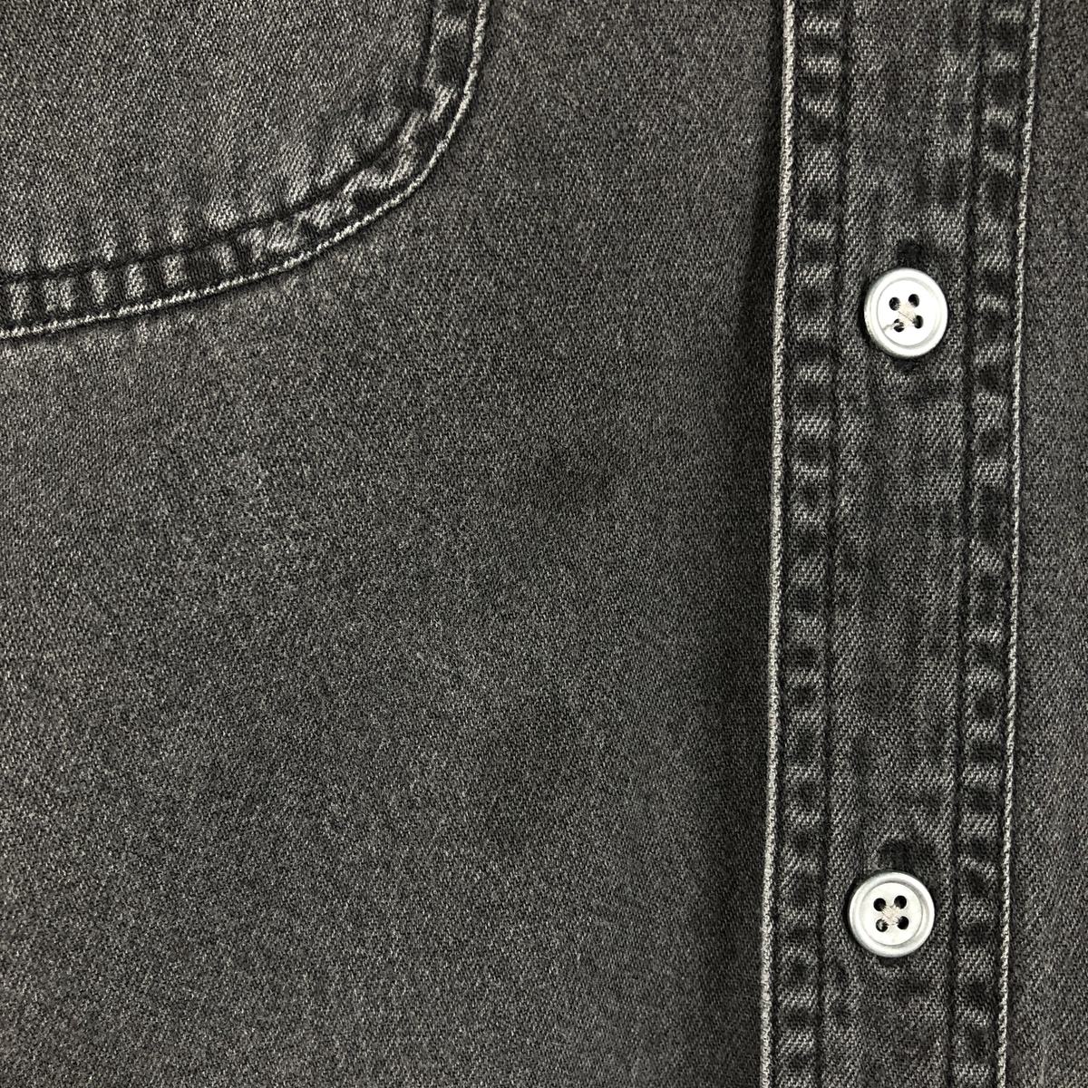 Levi's/リーバイス 長袖 ブラックデニムシャツ