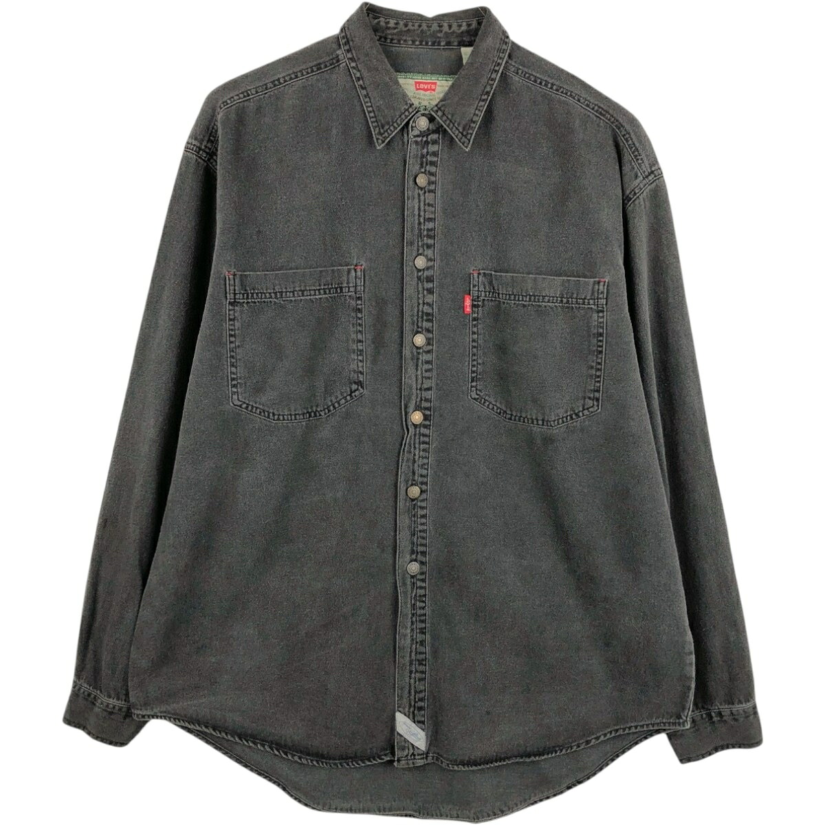 Levi's/リーバイス 長袖 ブラックデニムシャツ