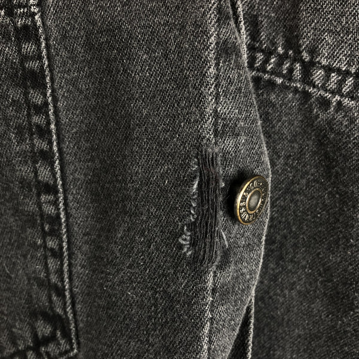 Levi's/リーバイス 長袖 ブラックデニムシャツ