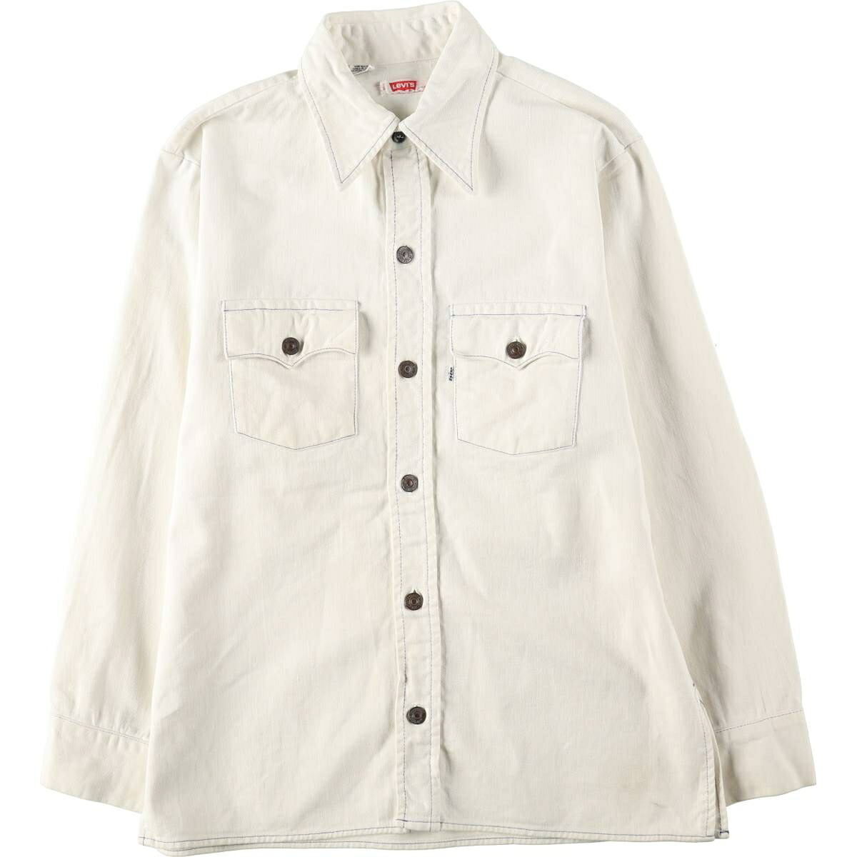 Levi's/リーバイス 長袖 ホワイトデニムシャツ