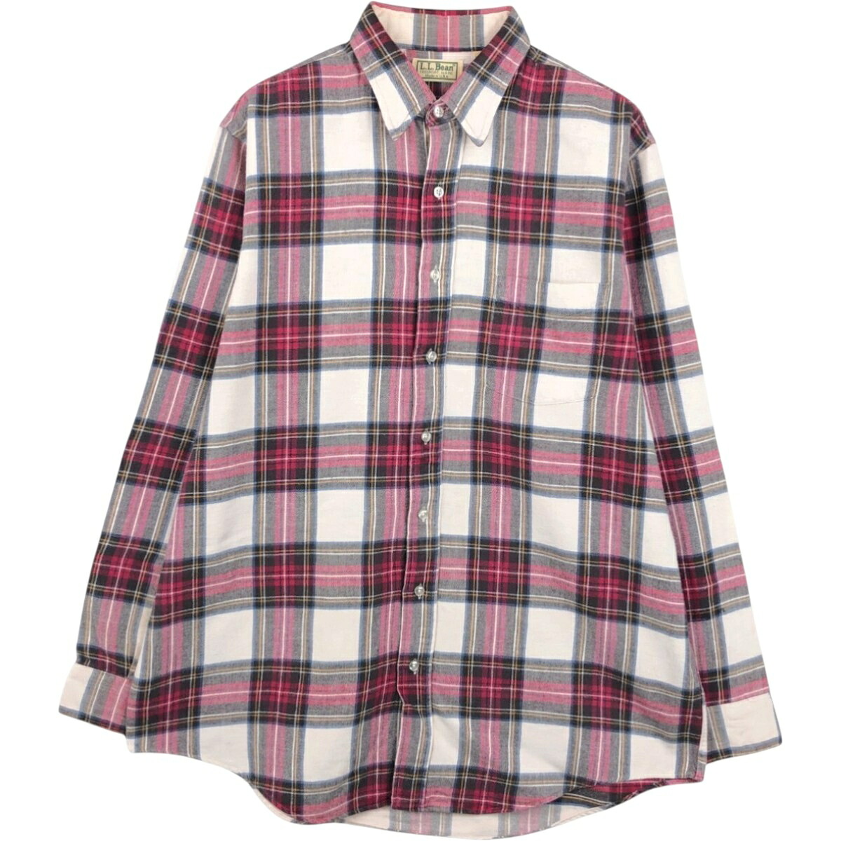 L.L.Bean/エルエルビーン 長袖 ライトネルチェックシャツ