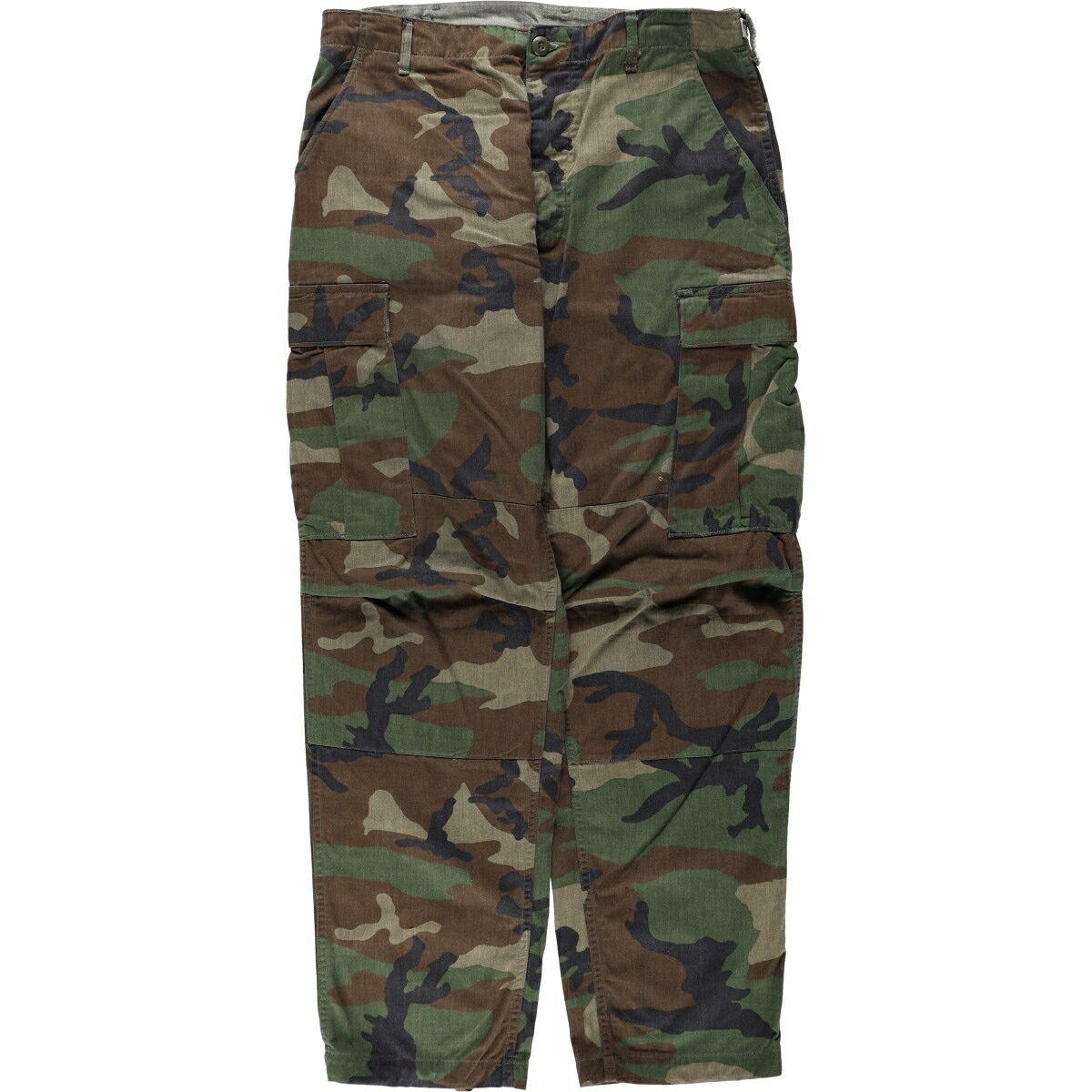 TROUSERS COMBAT WOODLAND CAMOUFLAGE PATTERN ミリタリー カーゴパンツ