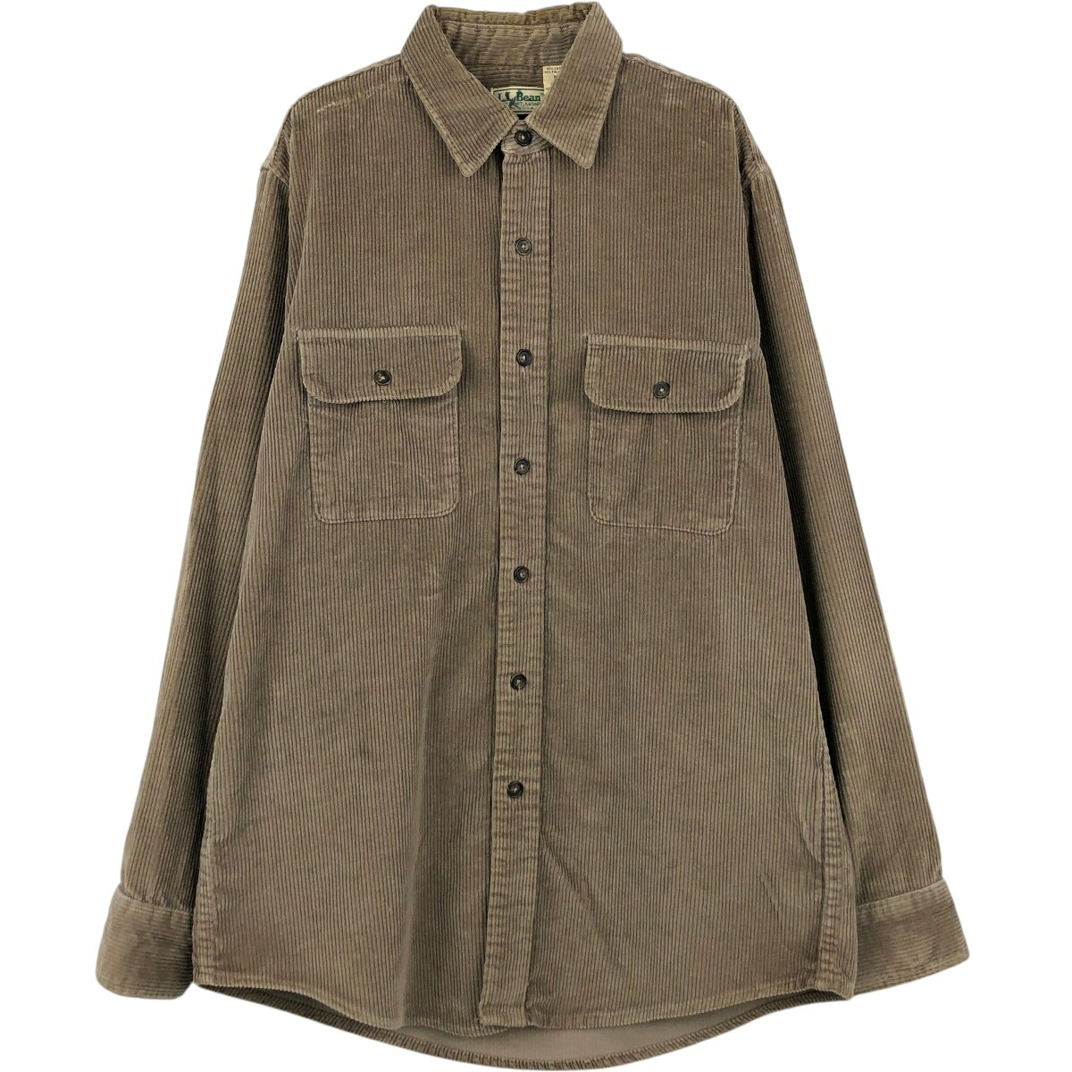 L.L.Bean/エルエルビーン 長袖 コーデュロイシャツ