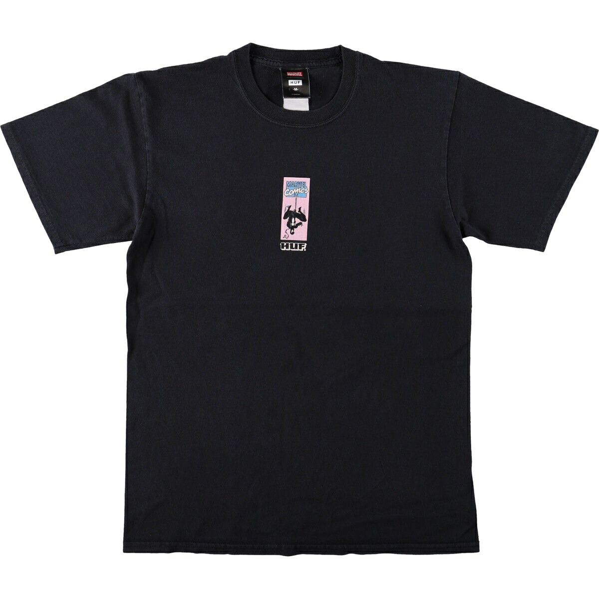 MARVEL/マーベル HUF SPIDER MAN スパイダーマン キャラクタープリントTシャツ
