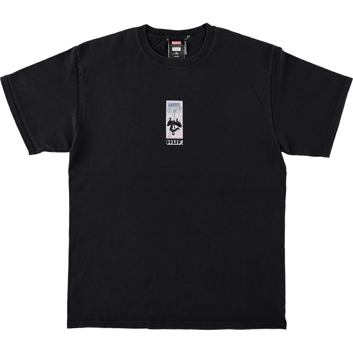 MARVEL/マーベル HUF SPIDER MAN スパイダーマン キャラクタープリントTシャツ