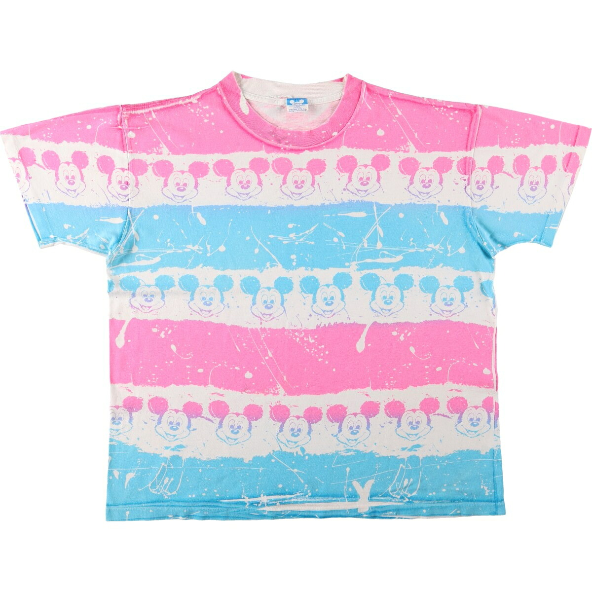 Disney/ディズニー MICKEY MOUSE ミッキーマウス キャラクタープリントTシャツ