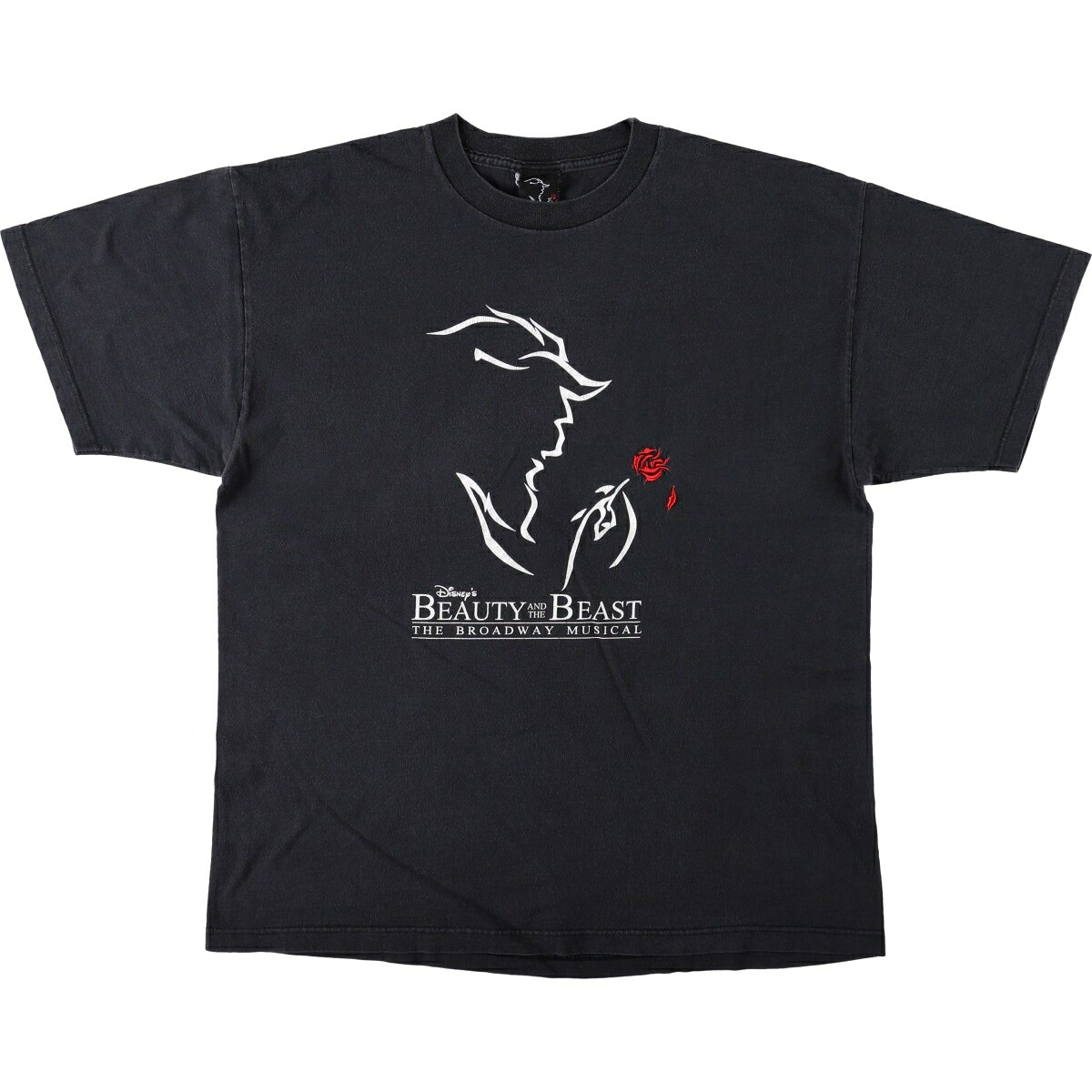 DISNEY ディズニー Beauty And The Beast 美女と野獣 Broadway Musical キャラクタープリントTシャツ