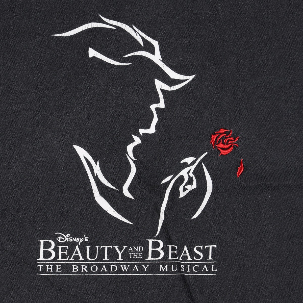 DISNEY ディズニー Beauty And The Beast 美女と野獣 Broadway Musical キャラクタープリントTシャツ
