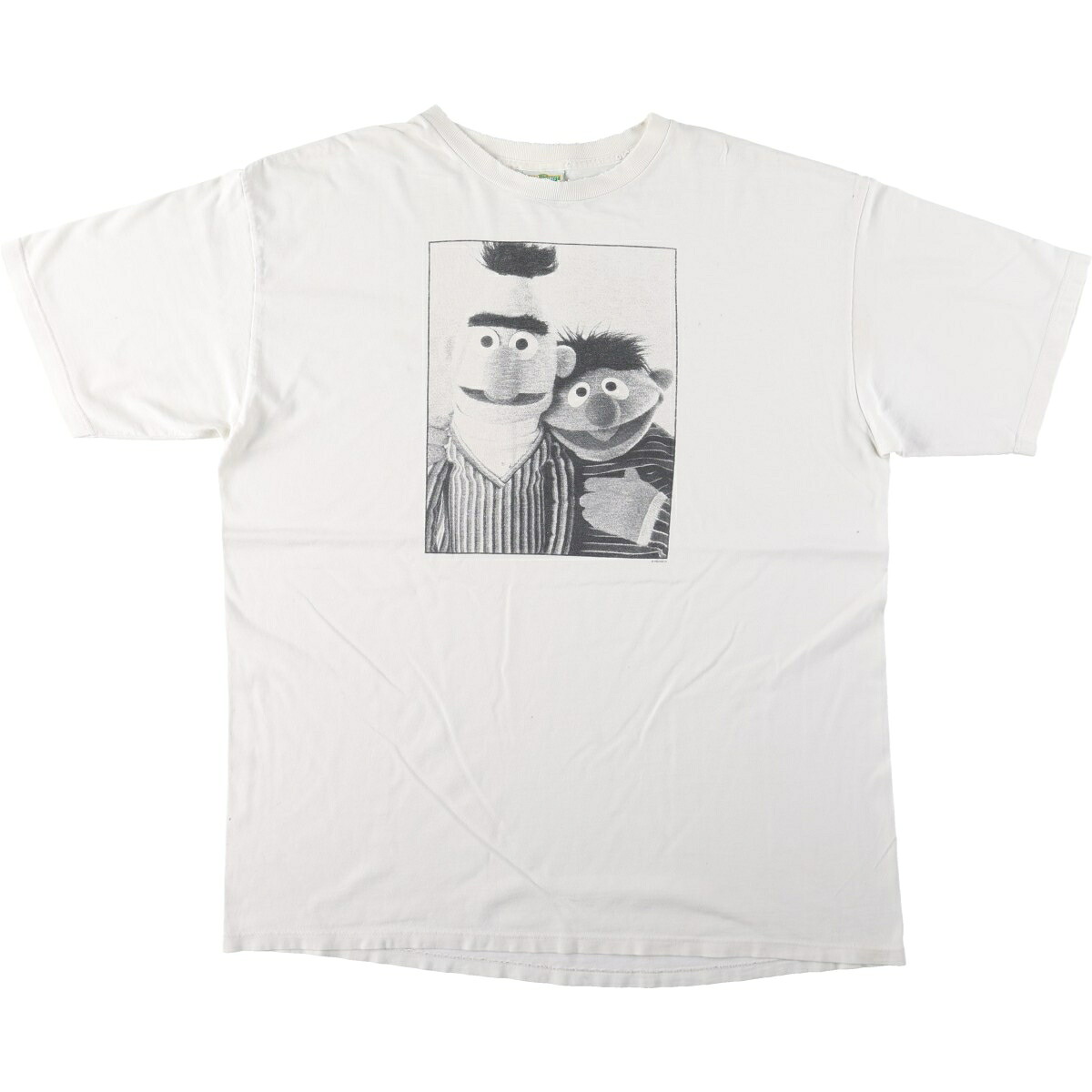 SESAME STREET セサミストリート バート アーニー キャラクタープリントTシャツ